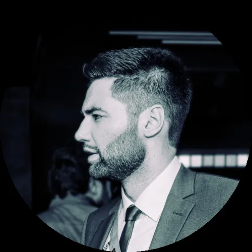 Portrait of Koen Huysecom, co-founder of Blue-C